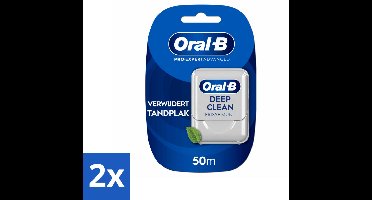Oral-B - Pro-Expert Advanced – Flosdraad – 50 m – Tandzijde - Voordeelverpakking - 2 stuks