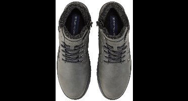 Tom Tailor - Waterdichte enkellaarsjes met voering - Maat 43 - coal