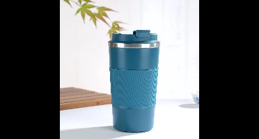 Roestvrijstalen Thermosbeker Serie - Isolerende Koffiebeker - Blauw - 380