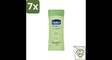 7 x Vaseline - Aloe Soothe - Bodylotion - Verzachtend - 200 ml - Grootverpakking - Body Lotion - Aloe Vera - Droge Huid - Verzachting - Hydratatie