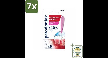 7 x Parodontax Interdentale Ragers Size 0 6 stuks per verpakking - Grootverpakking - Interdentale Ragers - Tandenragers - Tandvleesverzorging - Tandplak Verwijderen - Interdentale Reiniging