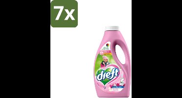 Dreft – Vloeibaar Wasmiddel – Delicate & Wool – 24 Wasbeurten - Bulkverpakking - 7 stuks
