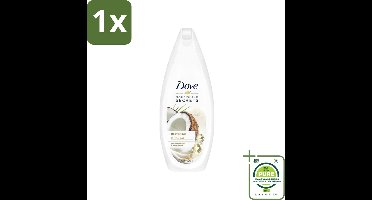 1 x Dove Nourishing Secrets - Douchegel - Kokosolie & Amandel melk - Sulfaatvrij - 250 ml - Douchegel - Kokosolie - Amandelmelk - Hydratatie - Sulfaatvrij