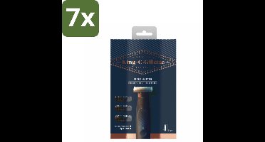 King C. Gillette - Stoppelbaardtrimmer - Style Master - Met 3 Navulmesjes - Bulkverpakking - 7 stuks