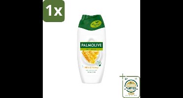 1 x Palmolive Naturals - Douchecrème - Honing & Melk - Hydraterende Melk - 250 ml- Douchegel Honing En Melk - Hydraterende Douchegel - Honing En Melk Douchegel - Douchegel Voor Gevoelige Huid - Natuurlijke Douchegel