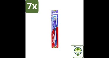 7 x Colgate - Tandenborstel - ZigZag Medium - 1 Tandenborstel - Grootverpakking - Tandenborstel - Tanden Poetsen - Colgate - ZigZag Borstel - Tandenplak Verwijderen