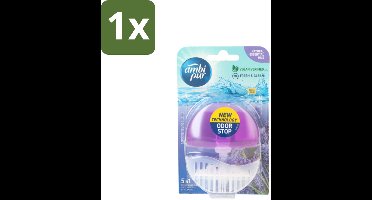 1 x Ambi Pur Toiletblok Starterkit 5in1 Lavender & Rosemary - Toiletblok - Toilet Reiniging - Toilet Frisheid - Toilet Hygiëne - Toilet Geur