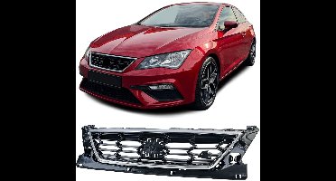 Sportieve Grill met Chrome frame Voor Seat Leon FR 5F (2017–2020 Facelift)