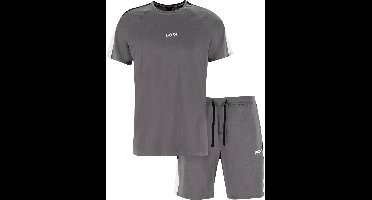 BOSS Balance Short Set - heren lounge set - donkergrijs