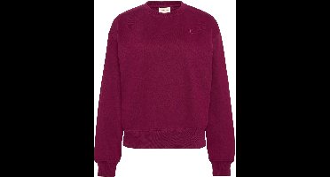 Calvin Klein Trui Ls Archive Logo Fren Lv047b236g Berry Glaze Dames Maat - S