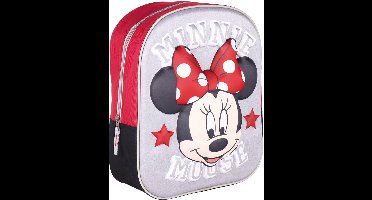"Minnie Mouse 3D Rugzak - Kleuter, School, Kindertuin, Uitstap - Leuke Backpack voor Meisjes - Geschenk voor Kinderen"
