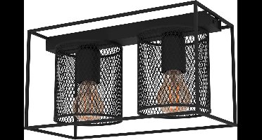 EGLO Catterick Plafondlamp - E27 - 35 cm - Zwart