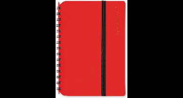 Vacavaliente - Notitieboek A6 - Gerecycled Leer - Rood