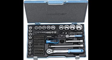 Gedore 19 V20U-20 1550691 Dopsleutelset Metrisch 1/4 (6.3 mm), 1/2 (12.5 mm)