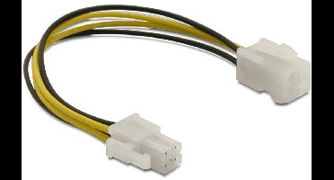 ATX12V P4 (m) - ATX12V P4 (v) voeding verlengkabel - 0,30 meter