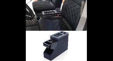 Middenconsole Voor Mercedes Viano Vito Luxe Bekerhouder Organizer Opbergen Armsteun Opbergvak