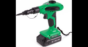 Hofftech Accu luchtpomp - 18V - 2-in-1 functie - Diverse opzetstukken - 45 m³/h