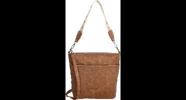 Beagles Malaga Crossbody Schouder Tas Shopper Fashion Bag - Tote Bag - Dames Tas - Bruin