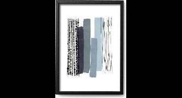 Abstracte poster Express - A4 - 21 x 30 cm - Exclusief lijst  - Kunst - Hoogwaardige abstracte poster - Illustratie - ArtStract - Abstracte kunst Online - Abstracte posters