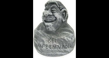 Beeldje kei van een vader