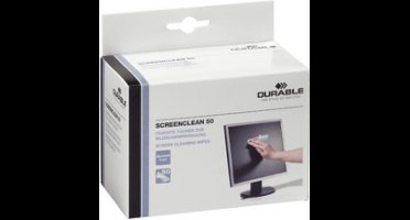 DURABLE SCREENCLEAN 50 reinigingsdoekjes 50 stuks