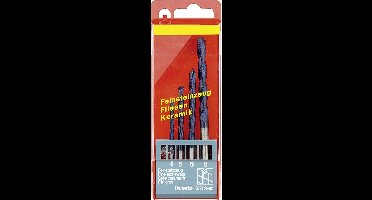 KWB Hardsteenborenset - 4-8 mm - 4-delig