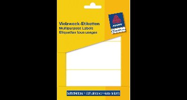 Huismerk Avery 3331 Handmatige Etiket 98x51mm Wit