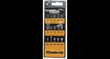 Piranha HI-TECH = TORSION Plus 15-delig + magnetische bithouder X60507