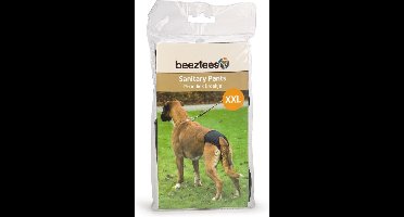 Beeztees Periodiek Broekje - Hond - Zwart - XXL - 71-78 cm