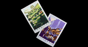 WETA Workshop Lord of the Rings Tea Towel 2-Pack Rivendell & Hobbiton 70 cm Kitchen- and Tableware