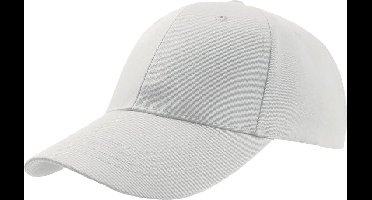 Atlantis Zoom Sports 6 Panel Baseball Cap (Pakket van 2) (Wit)