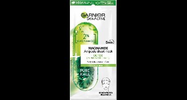 Garnier SkinActive Ampul Tissue Masker met Boerenkool & Niacinamide - 1 stuk
