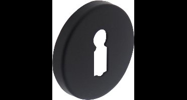 Intersteel Rozet sleutelgat rond verdekt mat zwart