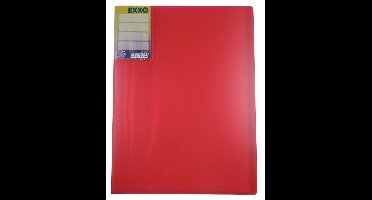 EXXO-HFP #13346 - COMPACT A4 Show Album 30 Tassen - Robijn - 2 Stuks