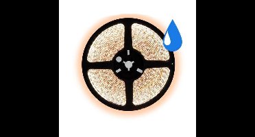 5 meter warm wit led strip - 120Leds/m - waterproof - IP65 - 2835
