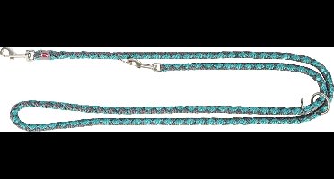 Trixie Hondenriem Cavo Verstelbaar Aqua / Grafiet Grijs