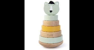 Trixie Houten Stapeltoren - Mr. Polar Bear - Houten stacking toy - Educatief speelgoed - Voor Jongens & Meisjes