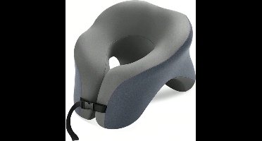 S&E Multifunctioneel Reiskussen – Ergonomisch Nekkussen voor Auto, Vliegtuig & Trein - Roze