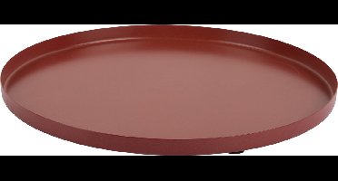 Present Time - Dienblad Servir Rond Small - Rode oker