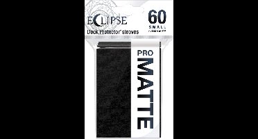 Ultra Pro - Eclipse Matte 60 Klein Formaat Kaarthoesjes Jet Black Pack (62 x 89 mm)