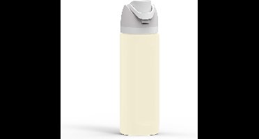 Siliconen Beschermhoes Protector voor Waterfles - Stanley Cup Accessoires - Beschermhoes voor Fles - Antikras & Ruisonderdrukking - 700 ml - Gebroken Wit