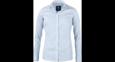 Dames Blouse Strijkvrij Portland Licht Blauw