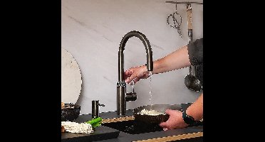 Quooker Flex Gun Metal met Combi Boiler