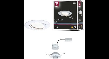 LED-inbouwlamp Base Coin Enkele lamp zwenkbaar rond 90mm 20° Coin 5W 370lm 230V 3000K Wit