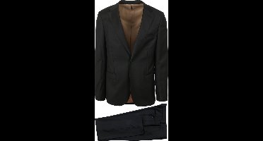 Suitable Kostuum Wol Uni Zwart - Maat 54 - Heren