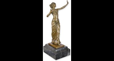 "Salome Dancing" - Bronzen beeld - erotische sculptuur - 36,4 cm hoog