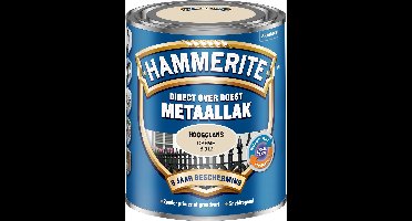 Hammerite - Metaallak Hoogglans - Crème - 750 ML