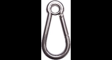 Seilflechter - Karabijnhaak - Met Oog - RVS A4 - Maat: 40 x 4