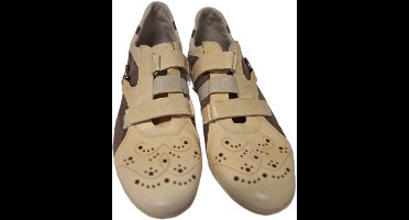 HORNET by Botticelli- SNEAKER-OLDPANNA-LEER/CANVAS-IVORY/BROWN-40