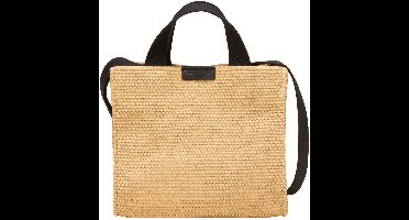 Marc O'Polo Schoudertas Sarina Shopper Dry Wheat Lichtbruin